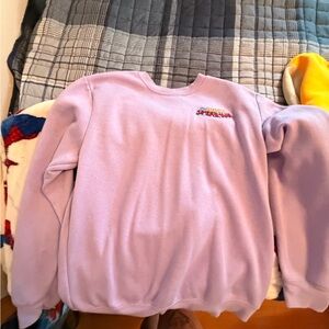 Marvel Lavender Crewneck Sweatshirt with Red Logo